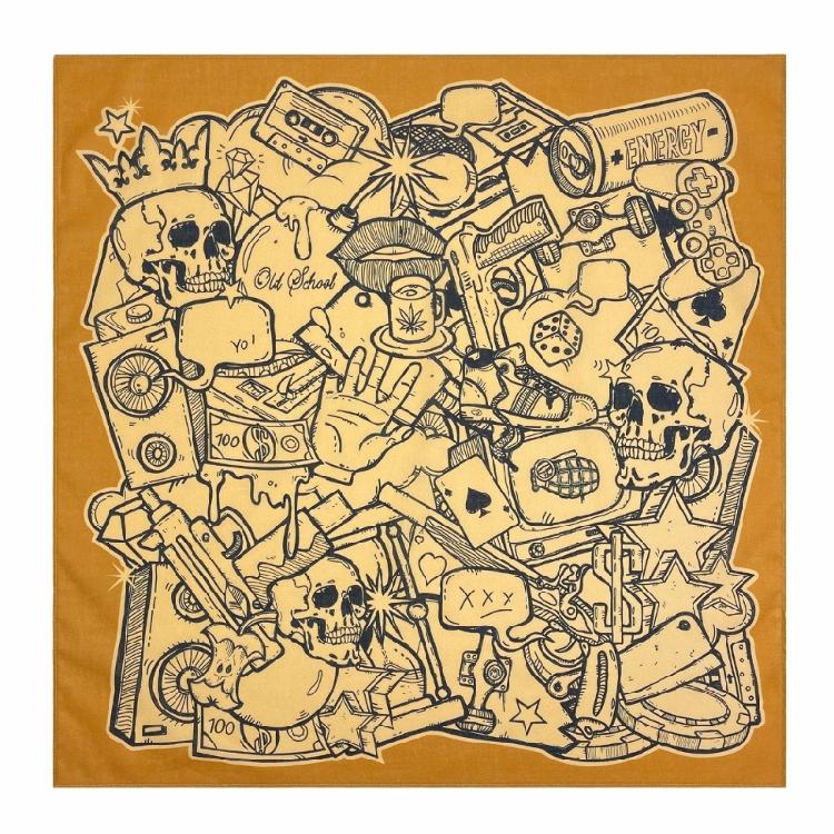 21 Head Wrap Rapper Head Scarf Hair Bandana Smooth Turbans Skull Pattern 1 жовтий
21 Head Wrap Rapper Head Scarf Hair Bandana Smooth Turbans Skull Pattern 1 жовтий