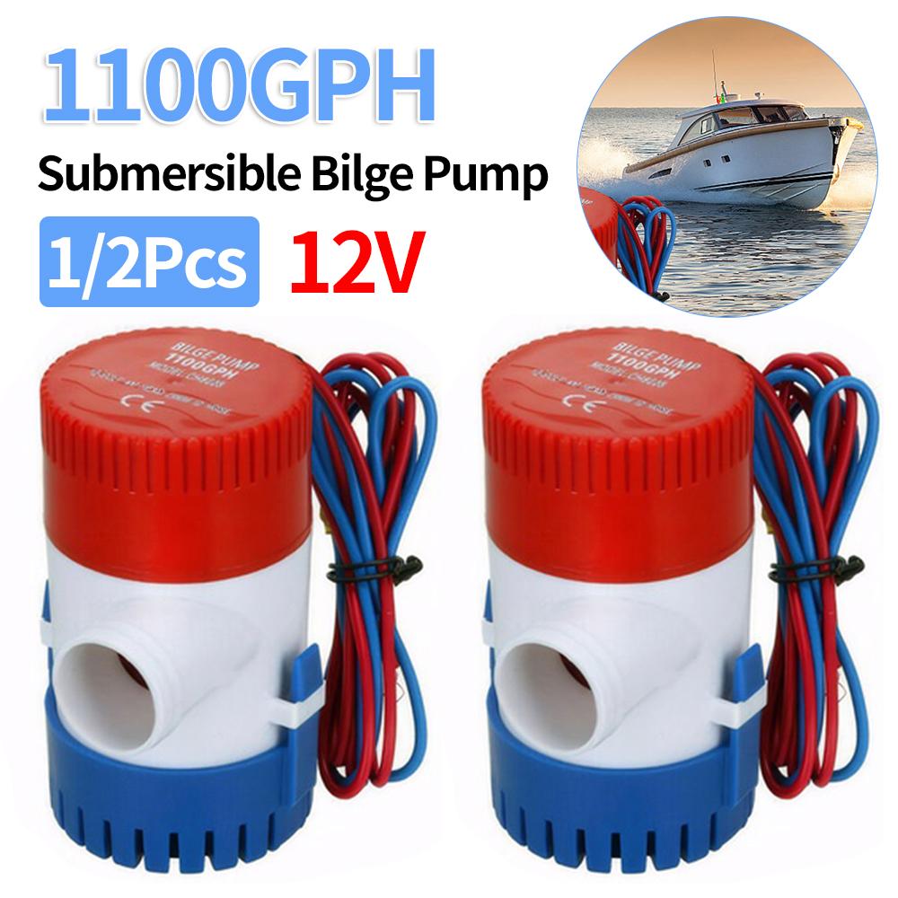 1/2Pcs 1100GPH занурювальний трюмний насос 12V з низьким рівнем шуму морський електричний трюмний насос для рибальських човнів RV Marine Homes Houseboat CN
1/2Pcs 1100GPH занурювальний трюмний насос 12V з низьким рівнем шуму морський електричний трюмний насос для рибальських човнів RV Marine Homes Houseboat CN