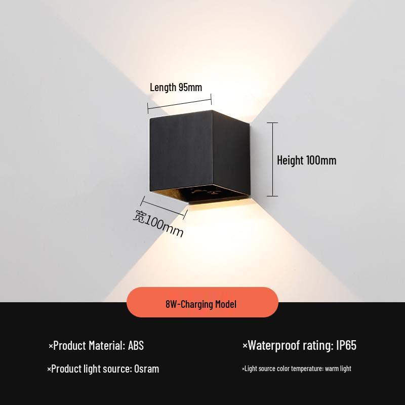 Wireless Solar Waterproof Outdoor Wall Light for Courtyard, Balcony, and Entrance
Wireless Solar Waterproof Outdoor Wall Light for Courtyard, Balcony, and Entrance