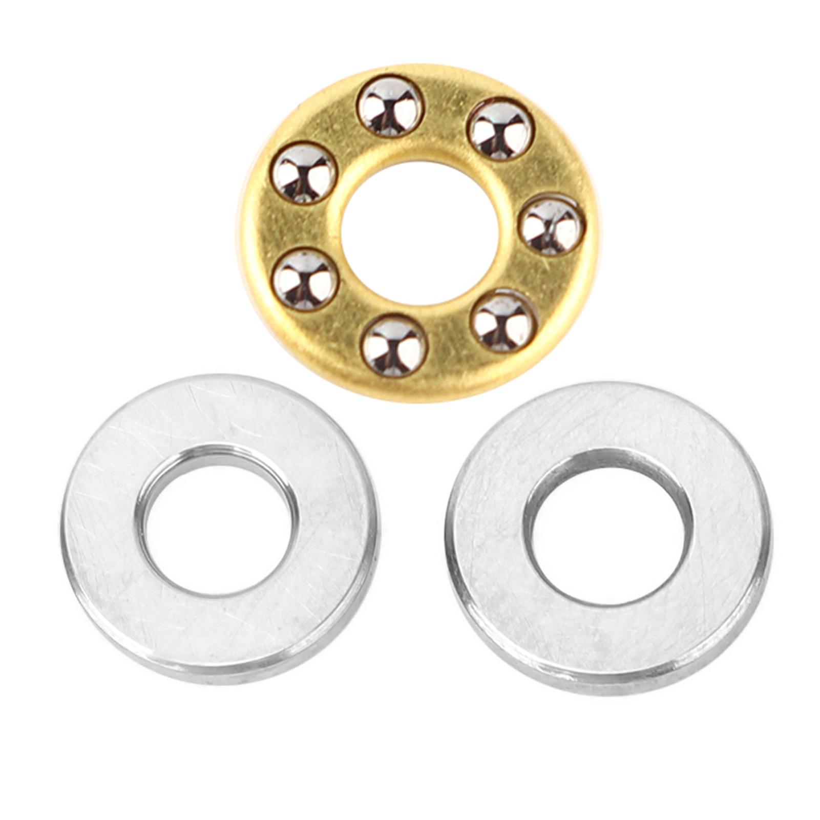 10pcs Thrust Ball Bearing Miniature High Precision Flat Steel Bearings Set (F3 8M 3x8x3.5mm)
10pcs Thrust Ball Bearing Miniature High Precision Flat Steel Bearings Set (F3 8M 3x8x3.5mm)