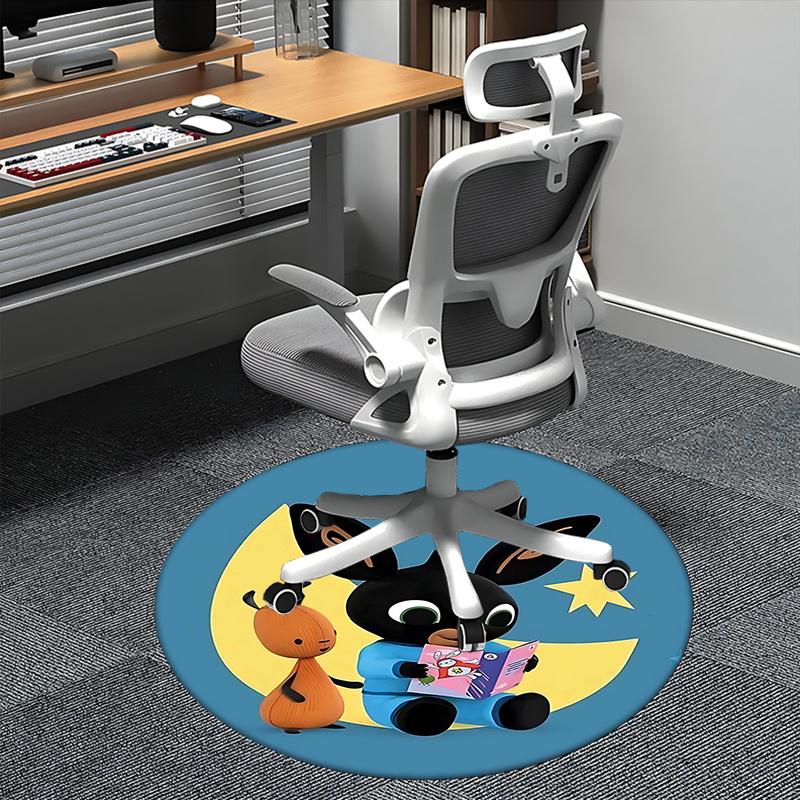 Bing Bunny,Nighttime Adventure Chair mat Round Rug-Office carpet, Machine Washable, Non-slip, Suitable for Living Rooms, Bedrooms, Entryways 80cm by 80cm
Bing Bunny,Nighttime Adventure Chair mat Round Rug-Office carpet, Machine Washable, Non-slip, Suitable for Living Rooms, Bedrooms, Entryways 80cm by 80cm