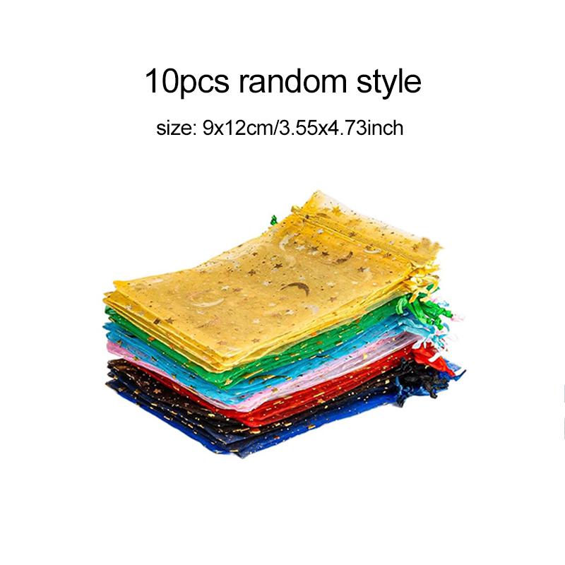 10pcs Drawstring Organza Bags Moon Stars Style Storage Bag Pouches Gold Star Organza Favor Pouches For Christmas Wedding TMZ
10pcs Drawstring Organza Bags Moon Stars Style Storage Bag Pouches Gold Star Organza Favor Pouches For Christmas Wedding TMZ