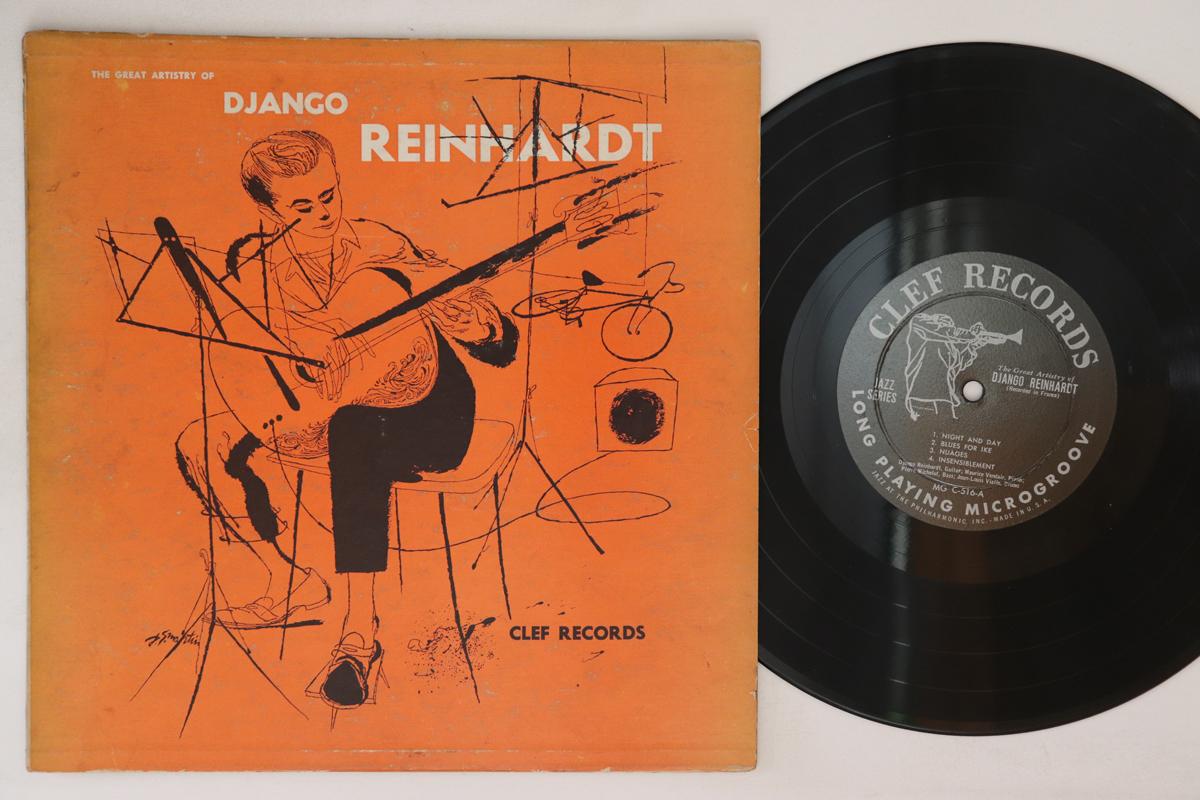 10inch Record DJANGO REINHARDT Great Artistry Of Django Reinhardt MGC516 CLEF 1953 US Jazz Used
10inch Record DJANGO REINHARDT Great Artistry Of Django Reinhardt MGC516 CLEF 1953 US Jazz Used