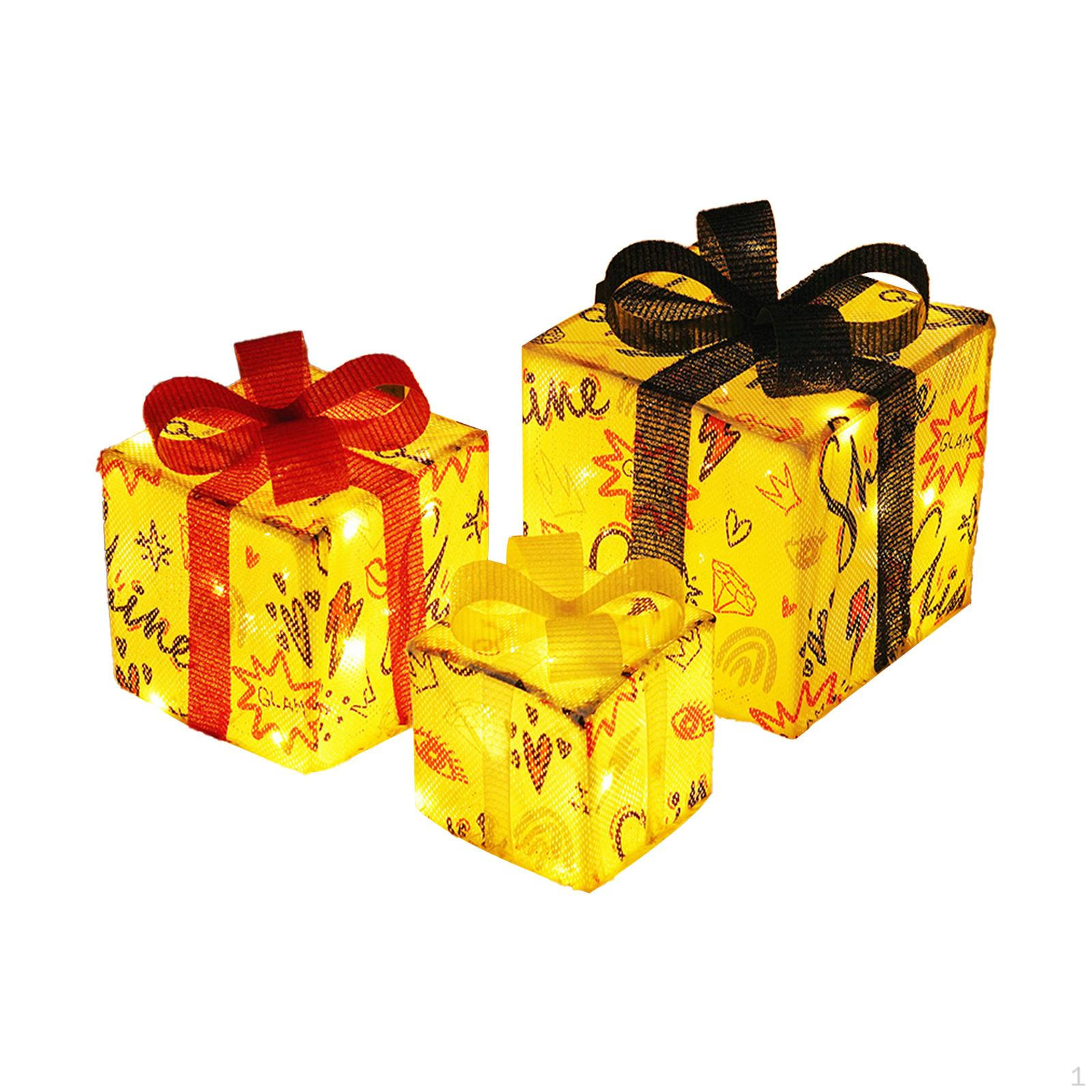 3 упаковки рождественских световых коробов, светящиеся подарочные сцены, декор для вечеринки, crown
3 упаковки рождественских световых коробов, светящиеся подарочные сцены, декор для вечеринки, crown