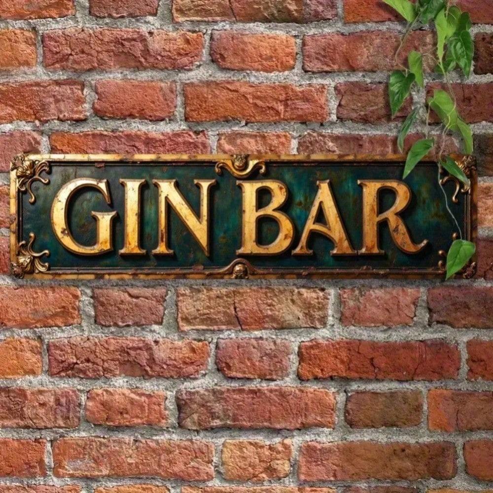 Vintage GIN BAR Metal Sign 10x40cm Retro Aluminum Wall Art Home Bar Cafe Decor 10x40 різнокольоровий
Vintage GIN BAR Metal Sign 10x40cm Retro Aluminum Wall Art Home Bar Cafe Decor 10x40 різнокольоровий