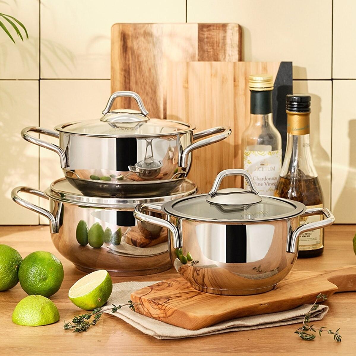 s Набор из 6 стальных кухонных принадлежностей Midi
s Набор из 6 стальных кухонных принадлежностей Midi