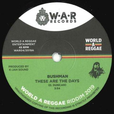 7inch Record BUSHMAN / CHRISTOS DC - These Are The Days / Self Evident WAR04 War 2019 Germany Reggae, Ska & Dub
7inch Record BUSHMAN / CHRISTOS DC - These Are The Days / Self Evident WAR04 War 2019 Germany Reggae, Ska & Dub