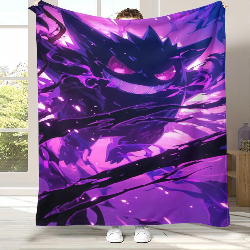 Gengar Pokemon Cartoon Ectoplasma Flannel Blanket,Ultra Soft Warm Plush Throw for Home Bedroom Bed Sofa Cover Picnic gift 75x90cm
Gengar Pokemon Cartoon Ectoplasma Flannel Blanket,Ultra Soft Warm Plush Throw for Home Bedroom Bed Sofa Cover Picnic gift 75x90cm