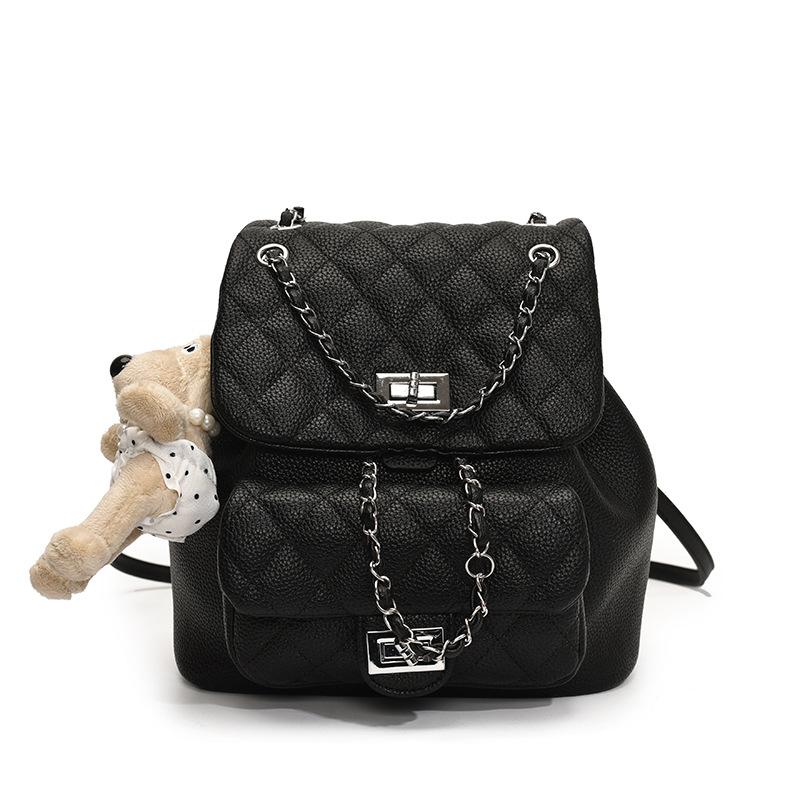 New Small Backpack Women s Versatile Light Luxury Backpack no pendant чёрный
New Small Backpack Women s Versatile Light Luxury Backpack no pendant чёрный