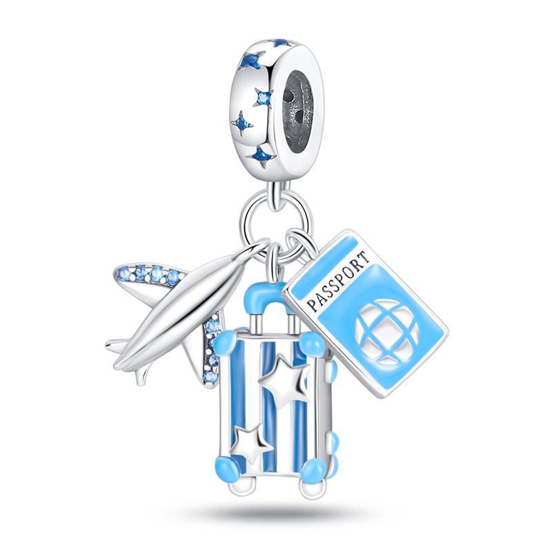 Drip Painted Suitcase Charm Bead Bracelet Accessories World Travel Leisure Style Pendant Jewelry
Drip Painted Suitcase Charm Bead Bracelet Accessories World Travel Leisure Style Pendant Jewelry