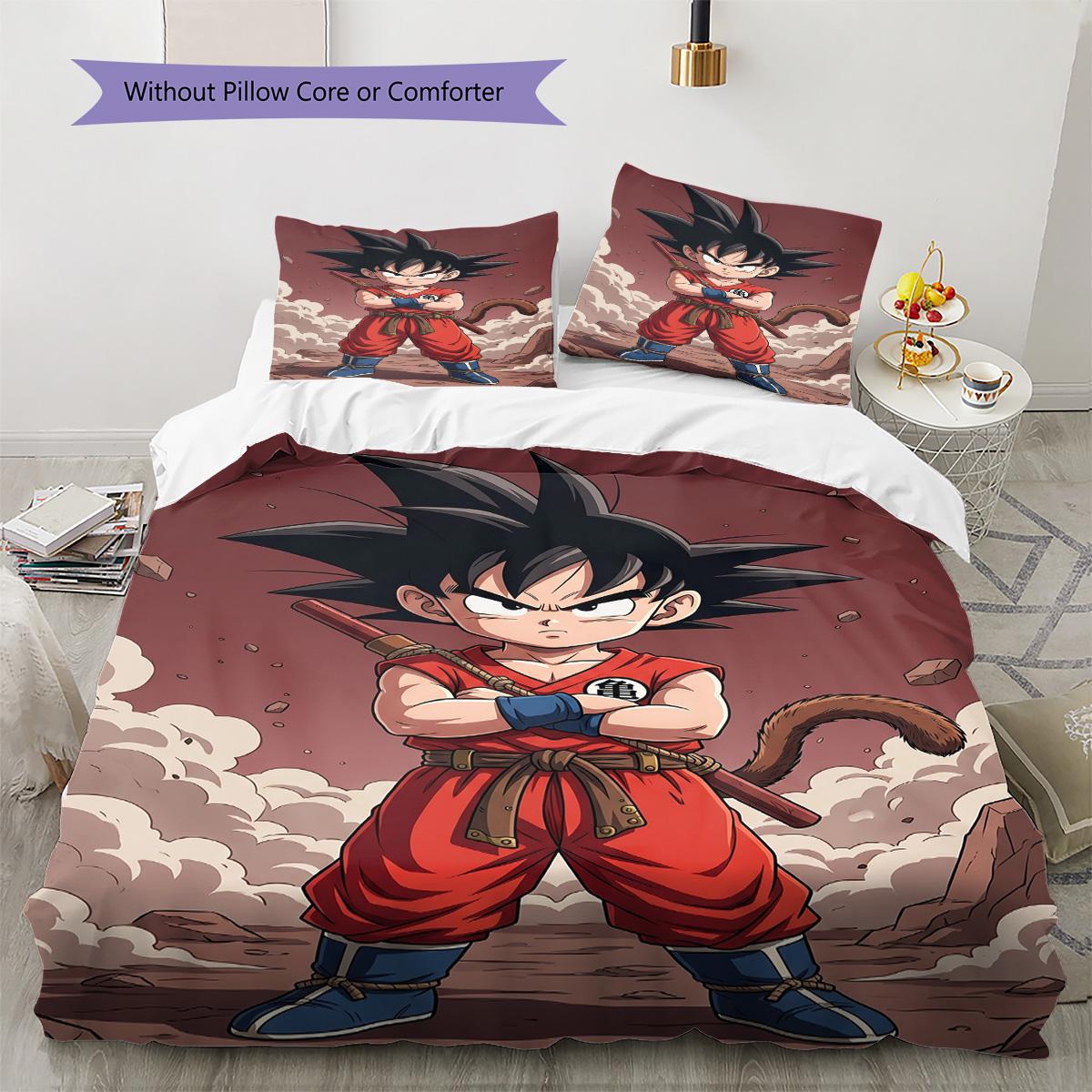 Постельное белье с рисунком Dragon Ball Комплект одеял Покрывало Наволочка Домашний Декор Подарок на День Рождения (1 пододеяльник + 2 наволочки, без наполнителя) 135x200cm
Постельное белье с рисунком Dragon Ball Комплект одеял Покрывало Наволочка Домашний Декор Подарок на День Рождения (1 пододеяльник + 2 наволочки, без наполнителя) 135x200cm