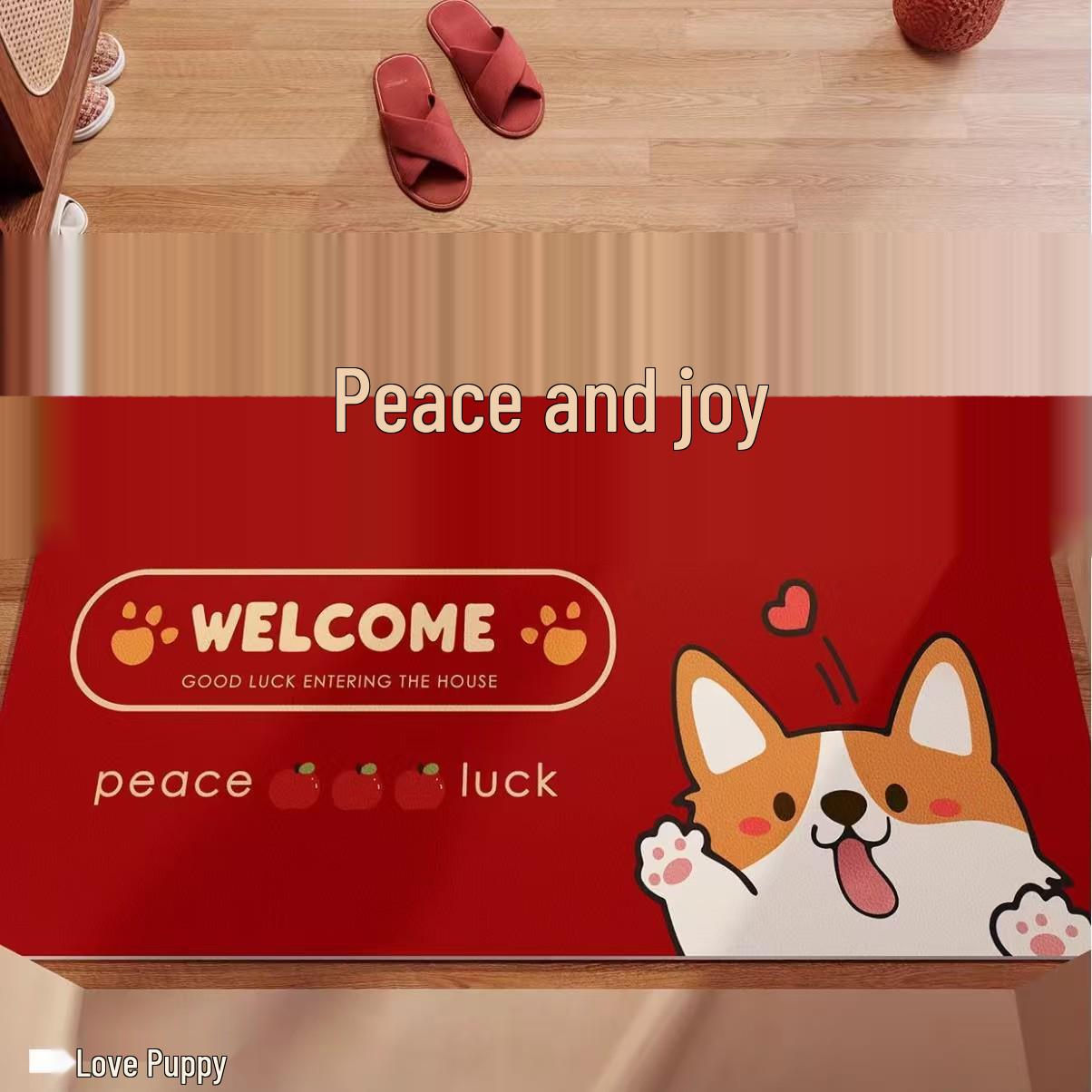 Red Cartoon New Year Doormat: Anti-slip, Dirt-resistant, Easy-to-Clean Carpet for Entrance Halls. 40x60 cm
Red Cartoon New Year Doormat: Anti-slip, Dirt-resistant, Easy-to-Clean Carpet for Entrance Halls. 40x60 cm