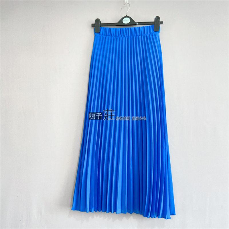 Export USA Ami * Spring and Summer plus Size Women s Clothing High Waist Pleated Chiffon Skirt Chiffon Skirt Blue 44
Export USA Ami * Spring and Summer plus Size Women s Clothing High Waist Pleated Chiffon Skirt Chiffon Skirt Blue 44