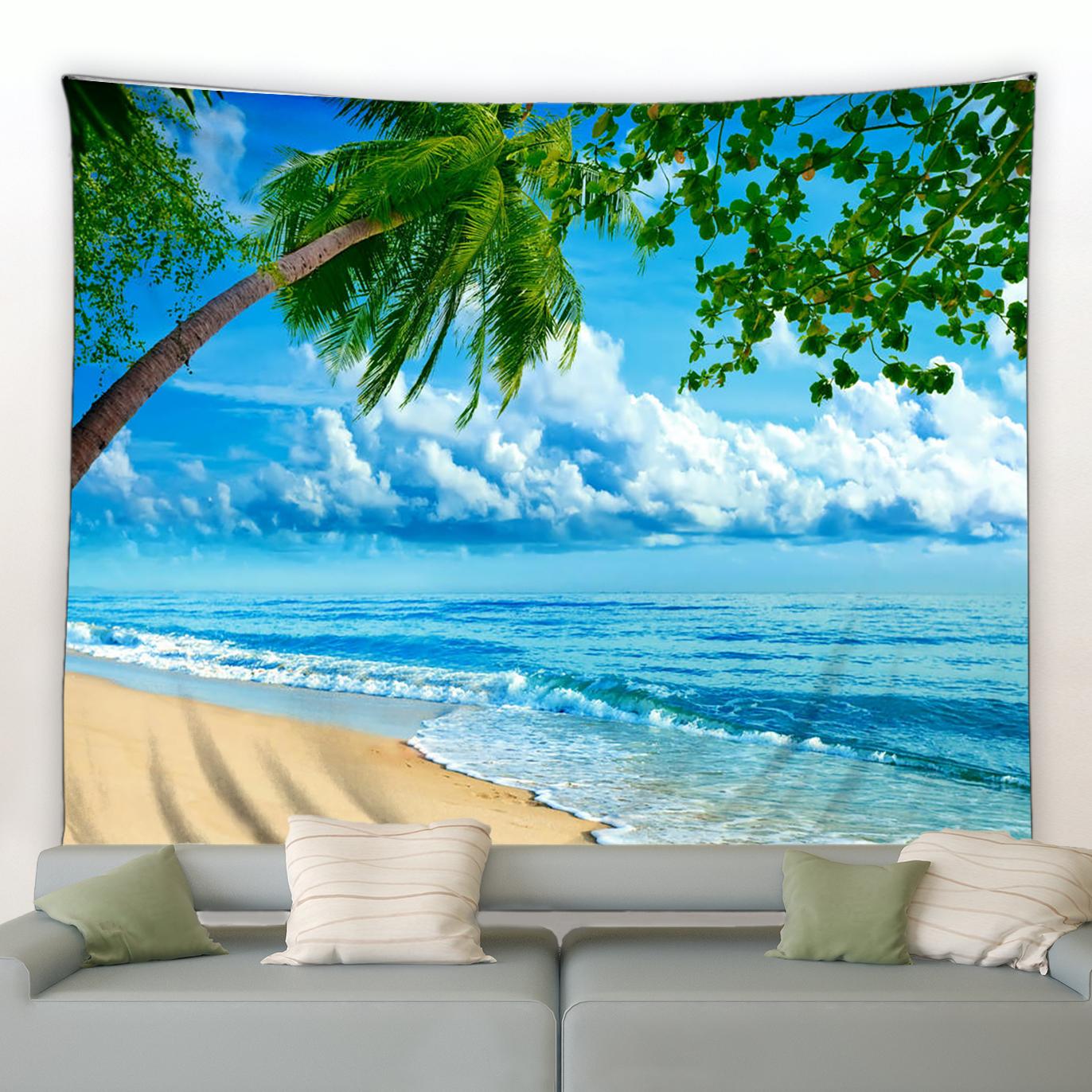 Приморский остров, пляж, гавайский пейзаж, настенный гобелен для гостиной, спальни, украшения сада, пальма, океан, пейзаж 150x100cm
Приморский остров, пляж, гавайский пейзаж, настенный гобелен для гостиной, спальни, украшения сада, пальма, океан, пейзаж 150x100cm