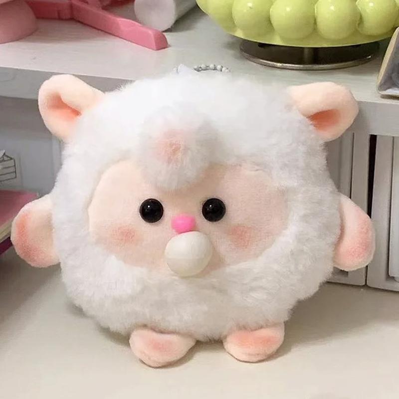 Cartoon Cute Animal Plush Doll Sheep Spitting Bubble Toy Squeeze And Squeak Diy Handmade Material Package Keychain Pendant
Cartoon Cute Animal Plush Doll Sheep Spitting Bubble Toy Squeeze And Squeak Diy Handmade Material Package Keychain Pendant