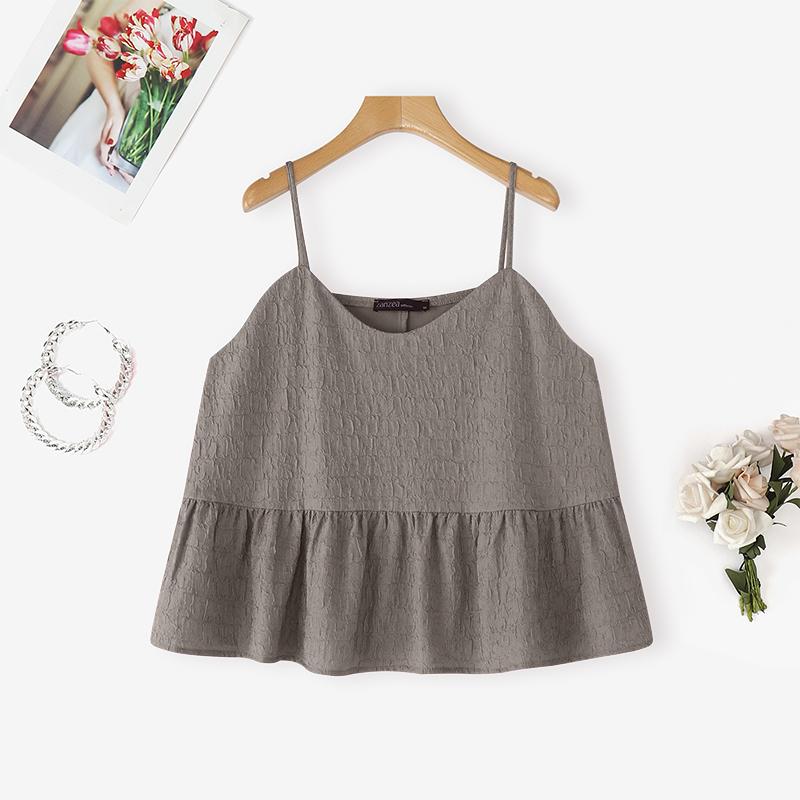 ZANZEA Женские повседневные топы без рукавов в полоску из мускульной ткани свободного кроя серый
ZANZEA Женские повседневные топы без рукавов в полоску из мускульной ткани свободного кроя серый