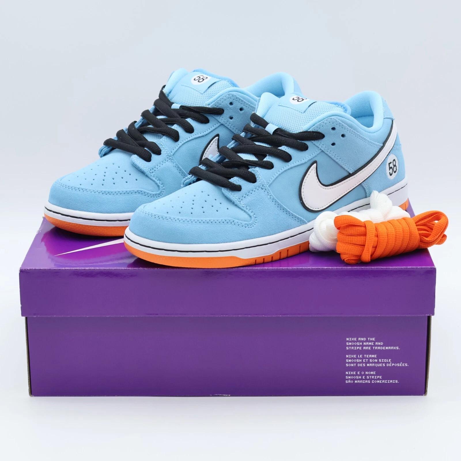 BQ6817-401 Nike SB Dunk Low Club 58 Gulf Racing Синій Chill Безпечний Помаранчевий (Чоловічі) US 11
BQ6817-401 Nike SB Dunk Low Club 58 Gulf Racing Синій Chill Безпечний Помаранчевий (Чоловічі) US 11