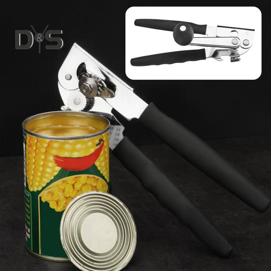 Manual Can Opener Stainless Steel Hand Crank Bottle Opener Heavy Duty Senior-Friendly Kitchen Gadgets чорний
Manual Can Opener Stainless Steel Hand Crank Bottle Opener Heavy Duty Senior-Friendly Kitchen Gadgets чорний