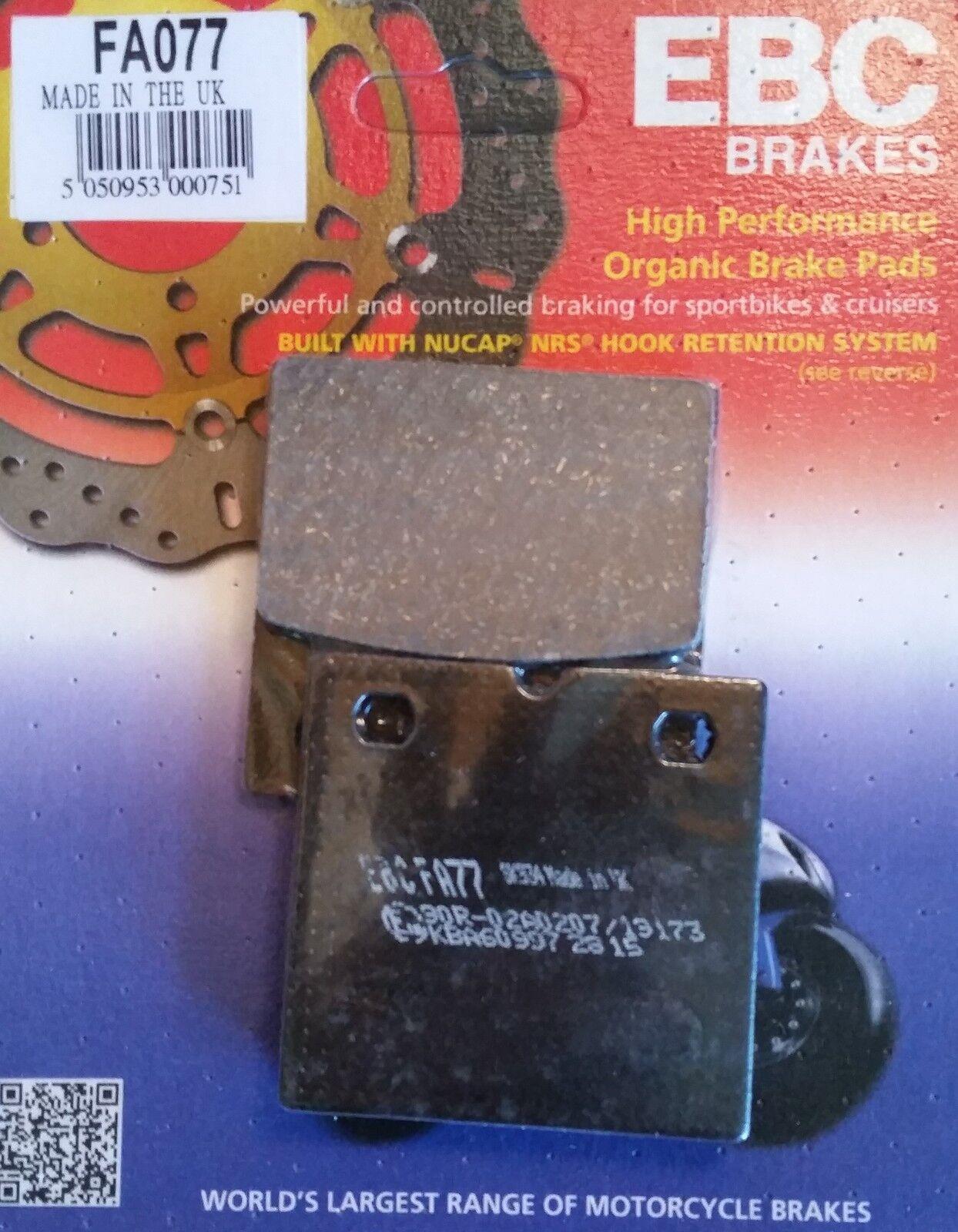 Ebc Fa077 1987-1995 BMW R 80 GS Совместимые передние тормозные колодки Органические колодки
Ebc Fa077 1987-1995 BMW R 80 GS Совместимые передние тормозные колодки Органические колодки