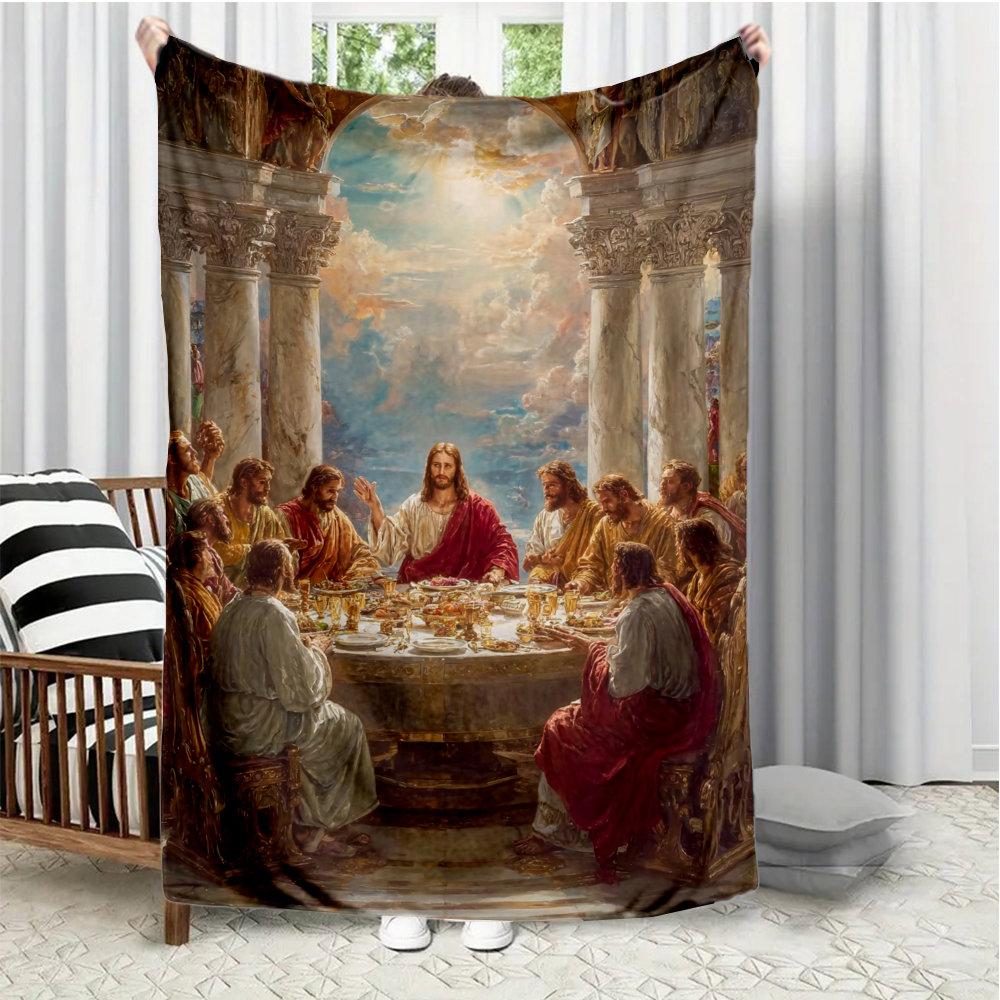 Christian Eucharist celebration Flannel printed blanket suitable for all seasons suitable for living room office sofa and travel 75x90cm
Christian Eucharist celebration Flannel printed blanket suitable for all seasons suitable for living room office sofa and travel 75x90cm