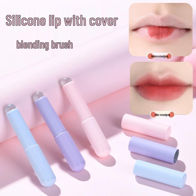 Upgraded Q Silicone Lip Brush: Portable, Covered Mini for Lipstick, Lip Balm & Glaze - No Marks.
Upgraded Q Silicone Lip Brush: Portable, Covered Mini for Lipstick, Lip Balm & Glaze - No Marks.