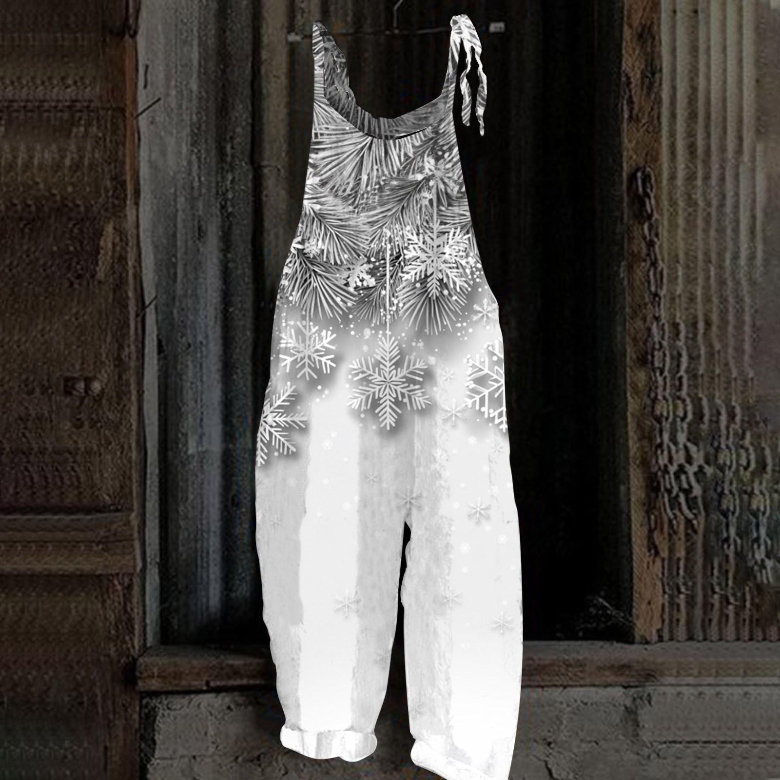 Женский комбинезон с рождественским принтом, повседневный свободный винтажный комбинезон из хлопка и льна XXL
Женский комбинезон с рождественским принтом, повседневный свободный винтажный комбинезон из хлопка и льна XXL