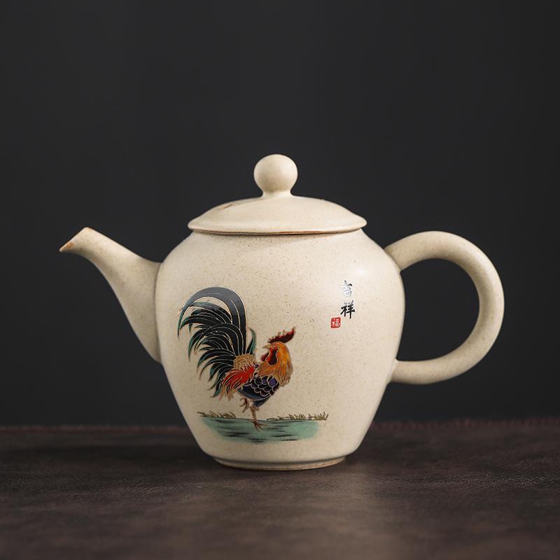 200ml Chinese Antique Pottery Ceramic Teapots Hand Painted Cock Tea Pot Household Kettle Travel Portable Tea Set Accessories
200ml Chinese Antique Pottery Ceramic Teapots Hand Painted Cock Tea Pot Household Kettle Travel Portable Tea Set Accessories