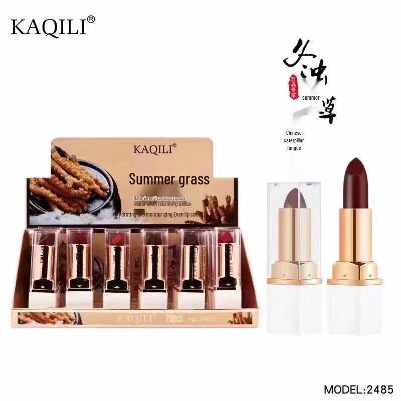 Kaqili Black Gold Ganoderma Lipstick: Moisturizing, Smooth Texture, Lightweight, Non-Greasy, Easy to Apply, Student-Friendly.
Kaqili Black Gold Ganoderma Lipstick: Moisturizing, Smooth Texture, Lightweight, Non-Greasy, Easy to Apply, Student-Friendly.