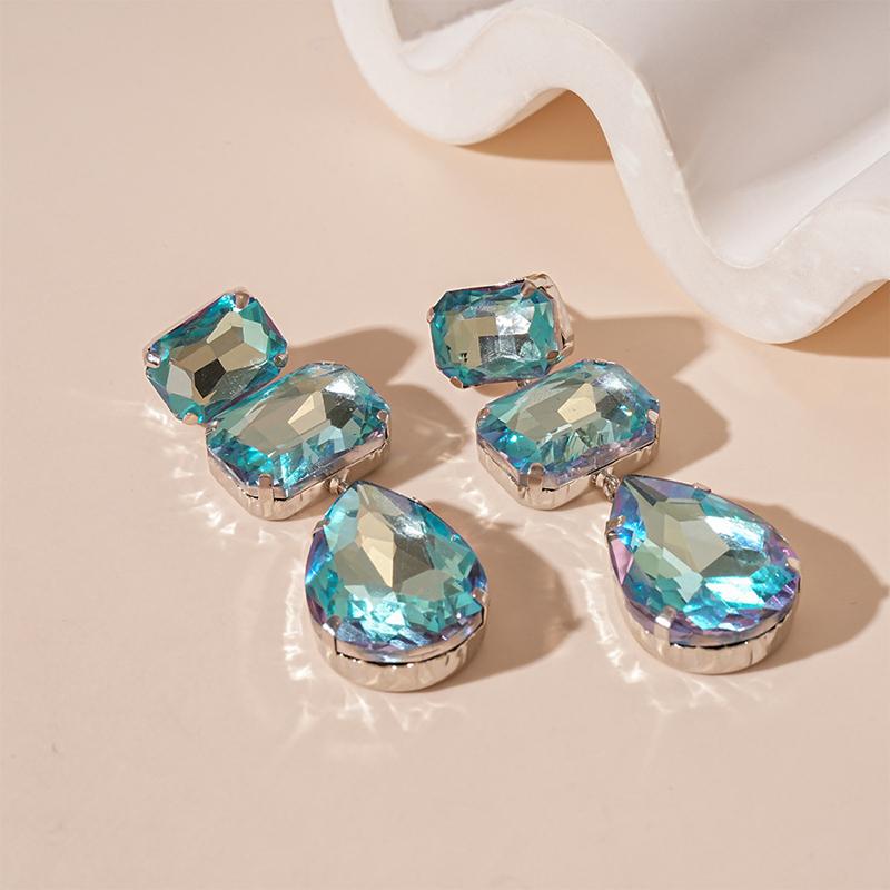 Luxury Rhinestone Square Water Drop Fringed Earrings for Women Exquisite High-End Drop Earring Luxury Designer Zircon синій
Luxury Rhinestone Square Water Drop Fringed Earrings for Women Exquisite High-End Drop Earring Luxury Designer Zircon синій