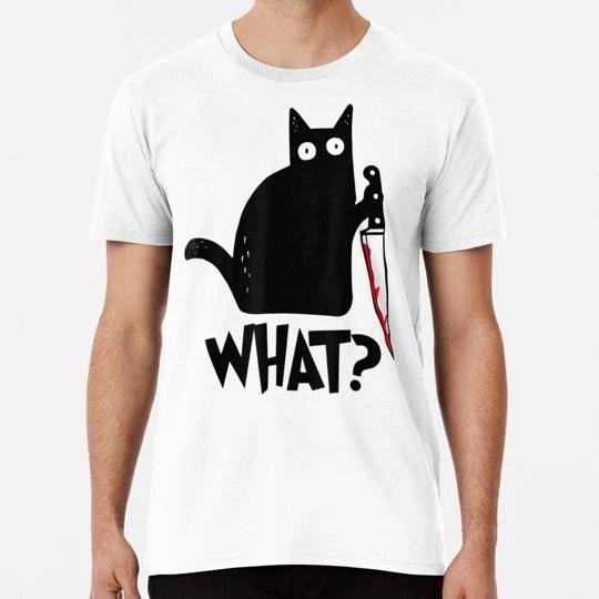 Cat What Black Murderous With Knife Size S to 5XL Made in the USA T-Shirt XL
Cat What Black Murderous With Knife Size S to 5XL Made in the USA T-Shirt XL
