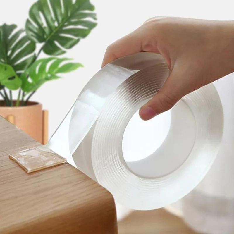 1/5M Nano Tape Double Sided Tape Transparent Reusable Waterproof Adhesive Tapes Cleanable Kitchen Bathroom Supplies Tapes 3cm&1m&1mm
1/5M Nano Tape Double Sided Tape Transparent Reusable Waterproof Adhesive Tapes Cleanable Kitchen Bathroom Supplies Tapes 3cm&1m&1mm