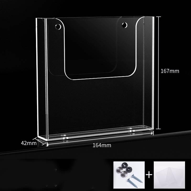Transparent Acrylic Wall-mounted A4 A5 Display Holder For Posters And Flyers Storage A5
Transparent Acrylic Wall-mounted A4 A5 Display Holder For Posters And Flyers Storage A5