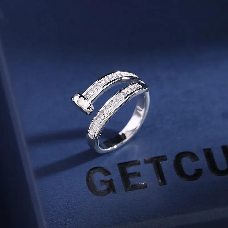 Fashion Fashion Design Zircon Nail Ring Elegant Women s Opening Adjustable Daily Work Accessories rings for women
Fashion Fashion Design Zircon Nail Ring Elegant Women s Opening Adjustable Daily Work Accessories rings for women
