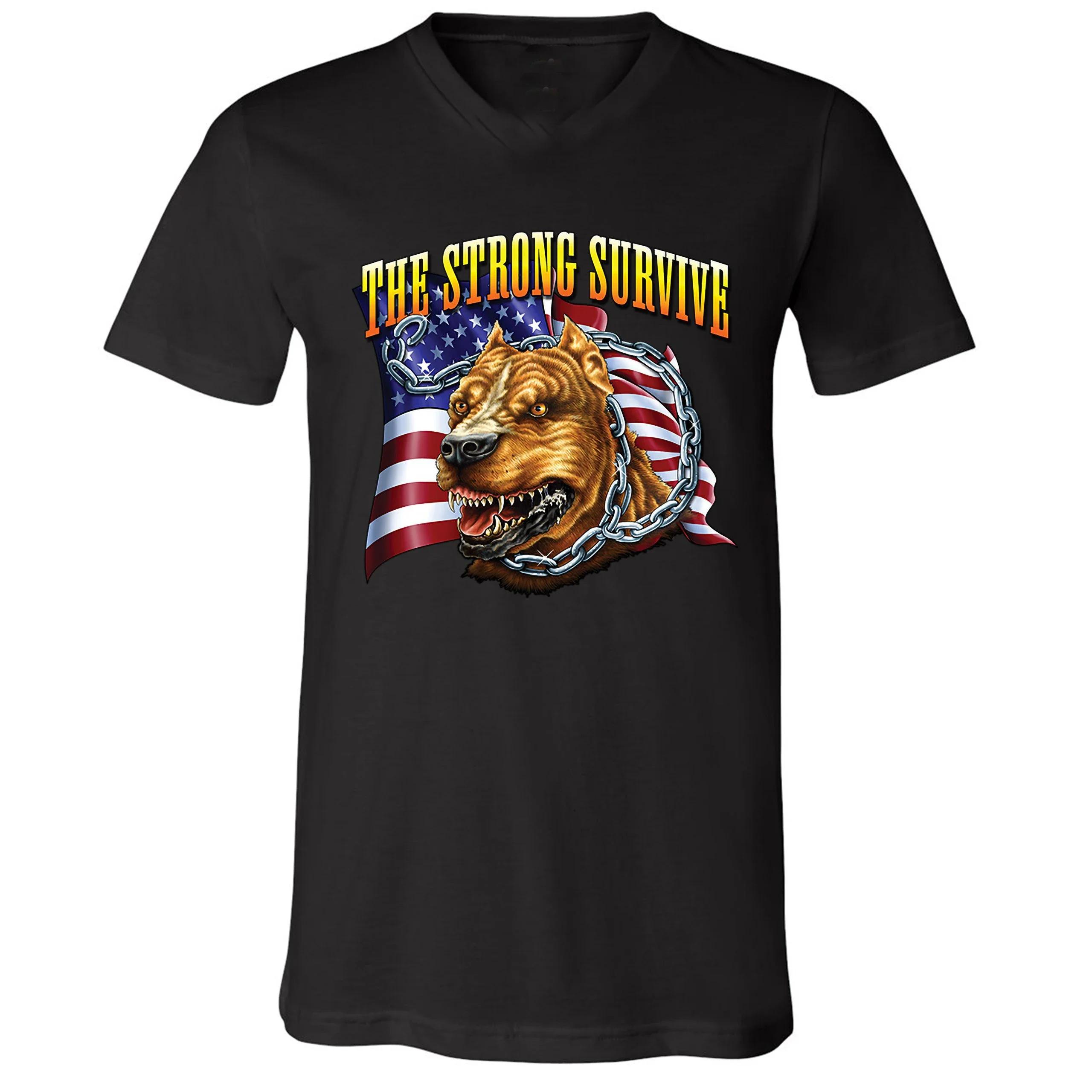 The Strong Survive American Flag Beastly Pit Bull Patriotic TShirt Summer Cotton ONeck Short Sleeve Mens T Shirt New S3XL 4XL
The Strong Survive American Flag Beastly Pit Bull Patriotic TShirt Summer Cotton ONeck Short Sleeve Mens T Shirt New S3XL 4XL