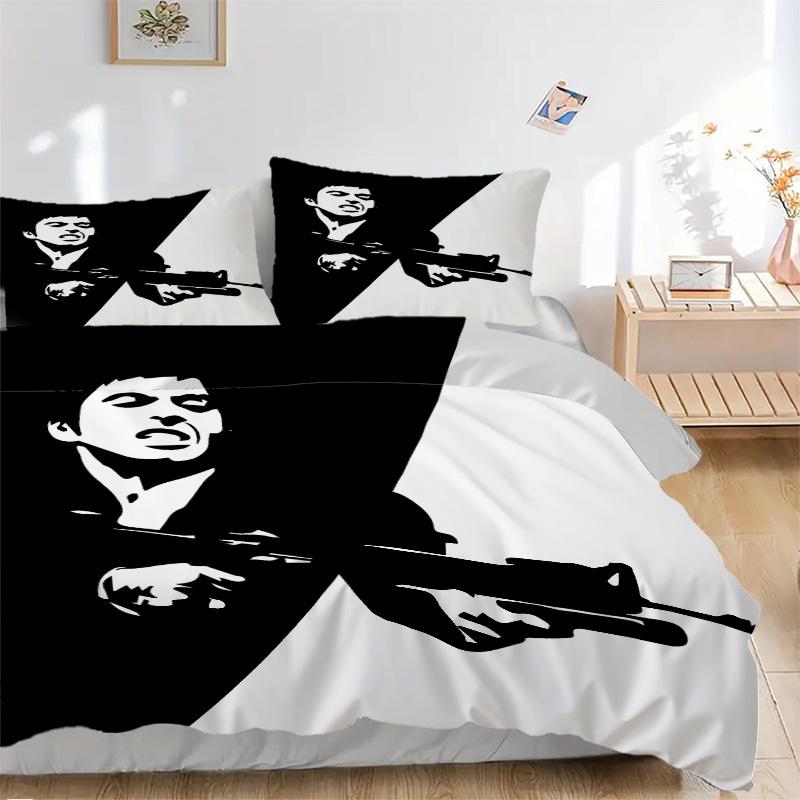 3pcs Scarface Comforter Set - Four Seasons Home High,Machine Washable Bedspread with Pillowcases (No Filling) yy250909051 135x200cm
3pcs Scarface Comforter Set - Four Seasons Home High,Machine Washable Bedspread with Pillowcases (No Filling) yy250909051 135x200cm