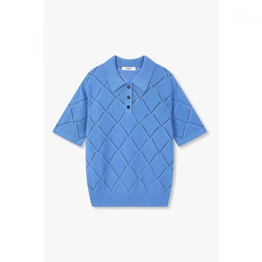 Studio Tomboy Argyle Pattern Crochet Collar Short Sleeve Knit 9106252208 blacks/OS
Studio Tomboy Argyle Pattern Crochet Collar Short Sleeve Knit 9106252208 blacks/OS