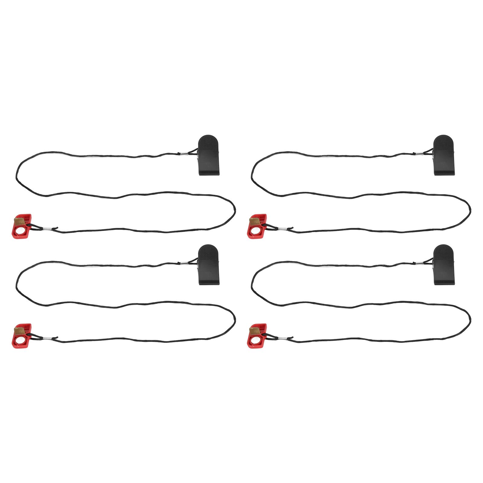 4PCS Treadmill Emergency Stop Switch with Magnet Running Machine Safety Clip Fitness Accessory Key Lock
4PCS Treadmill Emergency Stop Switch with Magnet Running Machine Safety Clip Fitness Accessory Key Lock