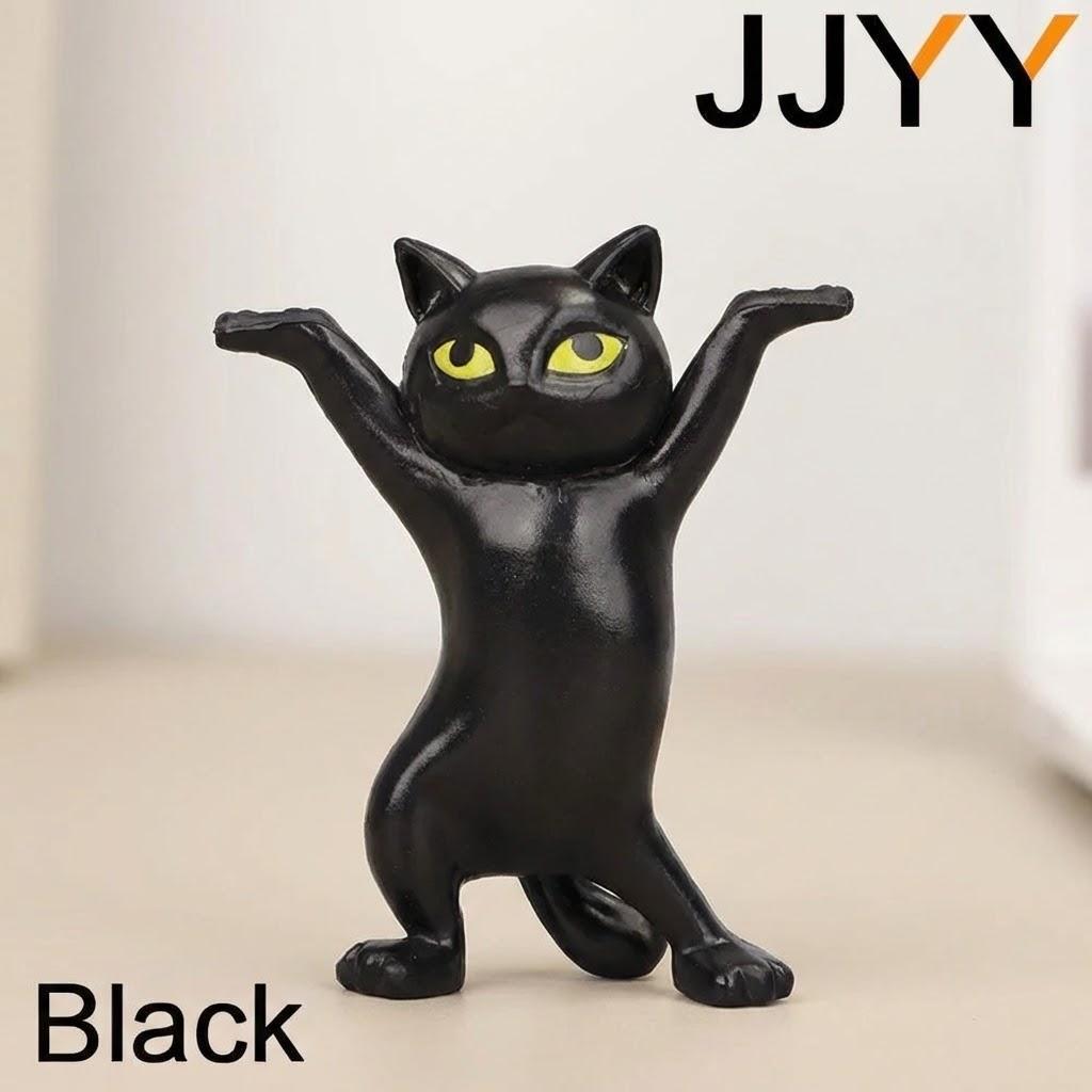Handmade Cat Penholder Home Decoration Animal Statue Easter Gift Unique Bookshelf Art Piece чорний
Handmade Cat Penholder Home Decoration Animal Statue Easter Gift Unique Bookshelf Art Piece чорний