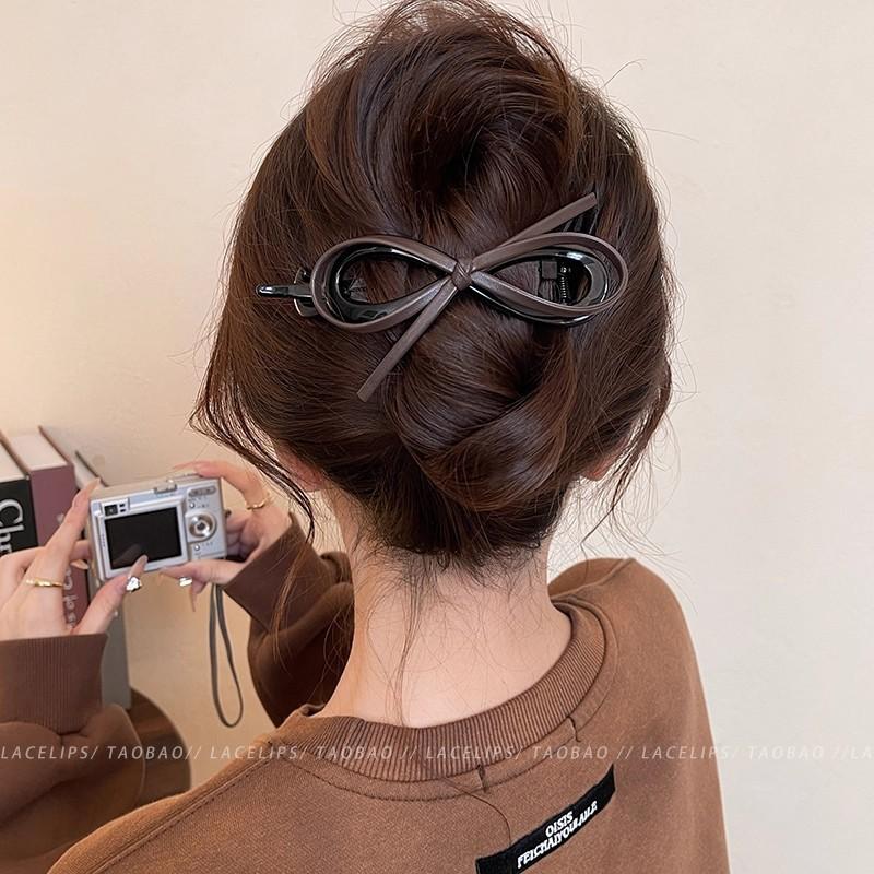 Bow twist clip femininity new Korean one-word hairpin leopard print hairpin headdress
Bow twist clip femininity new Korean one-word hairpin leopard print hairpin headdress
