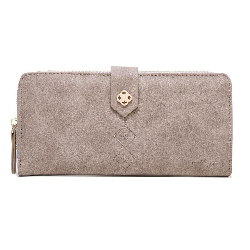 Длинный женский кошелек с застежкой-молнией, многофункциональный, большой емкости, женский мобильный кошелек серый
Длинный женский кошелек с застежкой-молнией, многофункциональный, большой емкости, женский мобильный кошелек серый