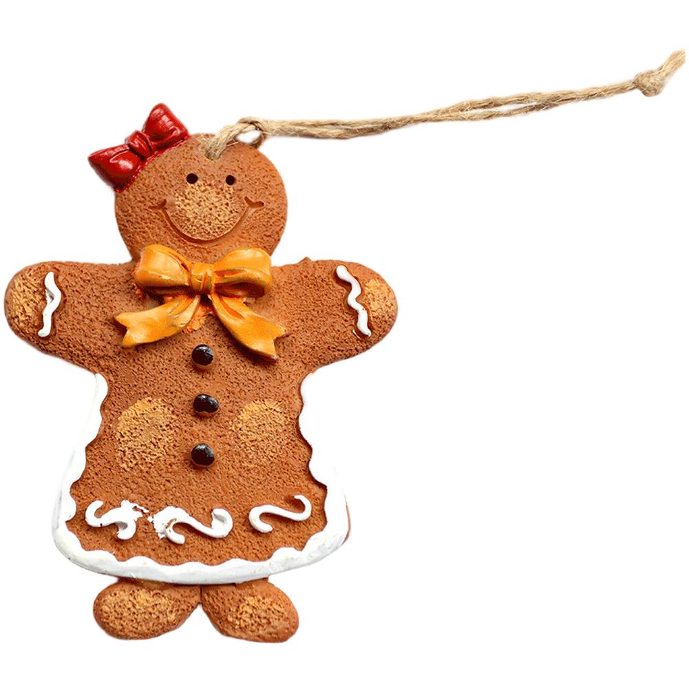 Seasonal Resin Ornament with Hand Painted Holiday Cookie Person Design for Hanging on Christmas Trees and Wreaths
Seasonal Resin Ornament with Hand Painted Holiday Cookie Person Design for Hanging on Christmas Trees and Wreaths
