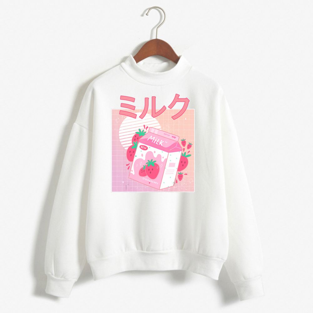 Японский Kawaii Клубника Молочные толстовки Мужчина Смешные Мультфильмы Толстовки Мужская или женская Уличная одежда Camiseta Masculina Женщины Толстовки Homme
Японский Kawaii Клубника Молочные толстовки Мужчина Смешные Мультфильмы Толстовки Мужская или женская Уличная одежда Camiseta Masculina Женщины Толстовки Homme