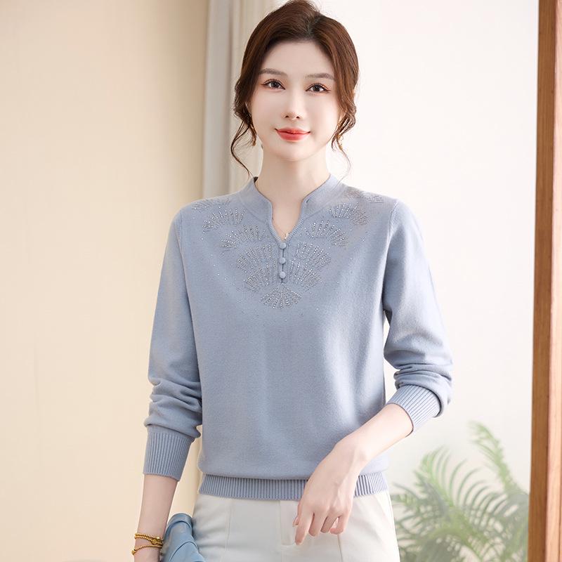 Mom s Autumn Fashionable Red V-neck Sweater with Cheongsam Collar for Middle-aged and Elderly Women s Winter Wardrobe. XL (for 120-130 jin) синий
Mom s Autumn Fashionable Red V-neck Sweater with Cheongsam Collar for Middle-aged and Elderly Women s Winter Wardrobe. XL (for 120-130 jin) синий