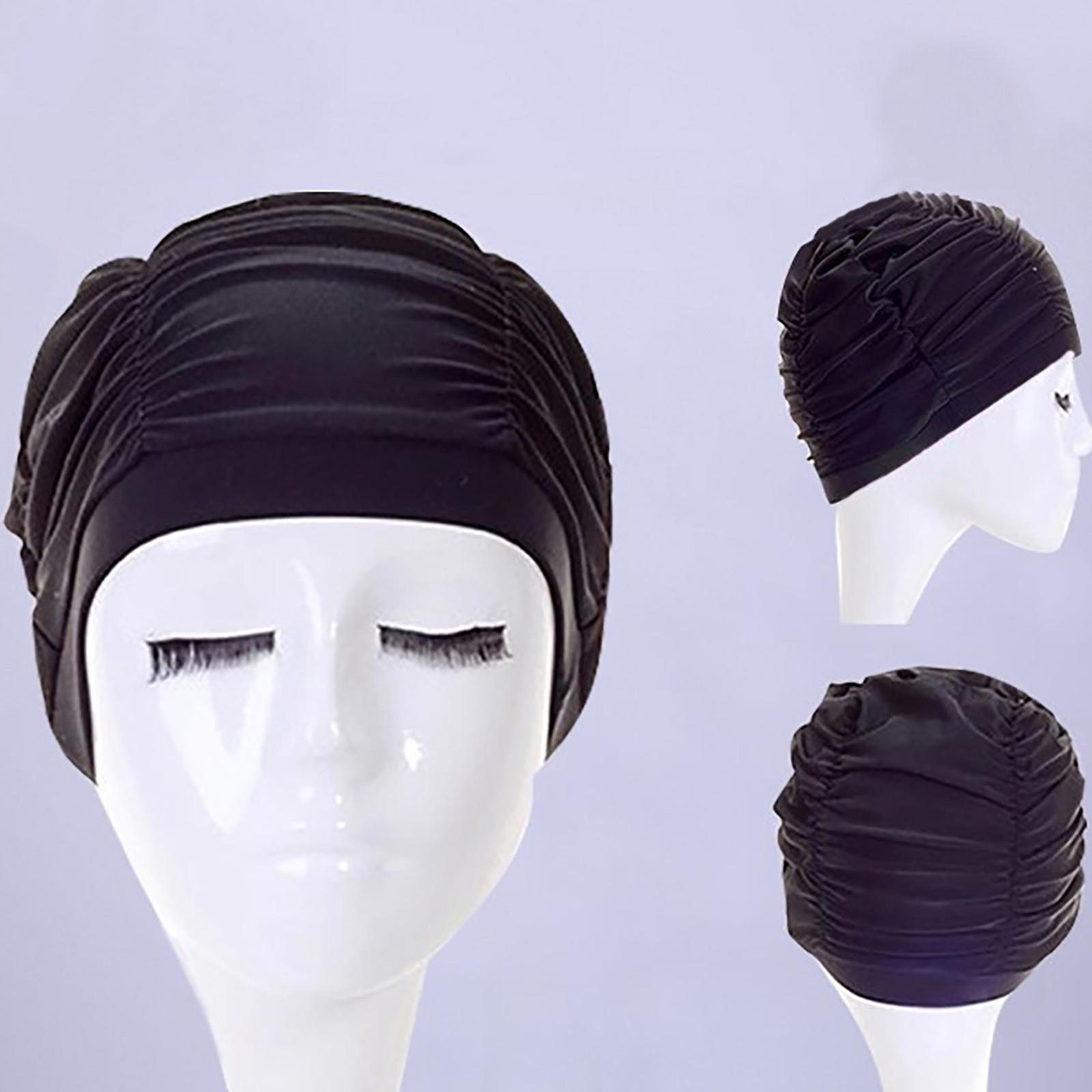 Женская модная плиссированная удобная шапочка для купания большого размера с длинными волосами и ушками для плавания One Size чёрный
Женская модная плиссированная удобная шапочка для купания большого размера с длинными волосами и ушками для плавания One Size чёрный