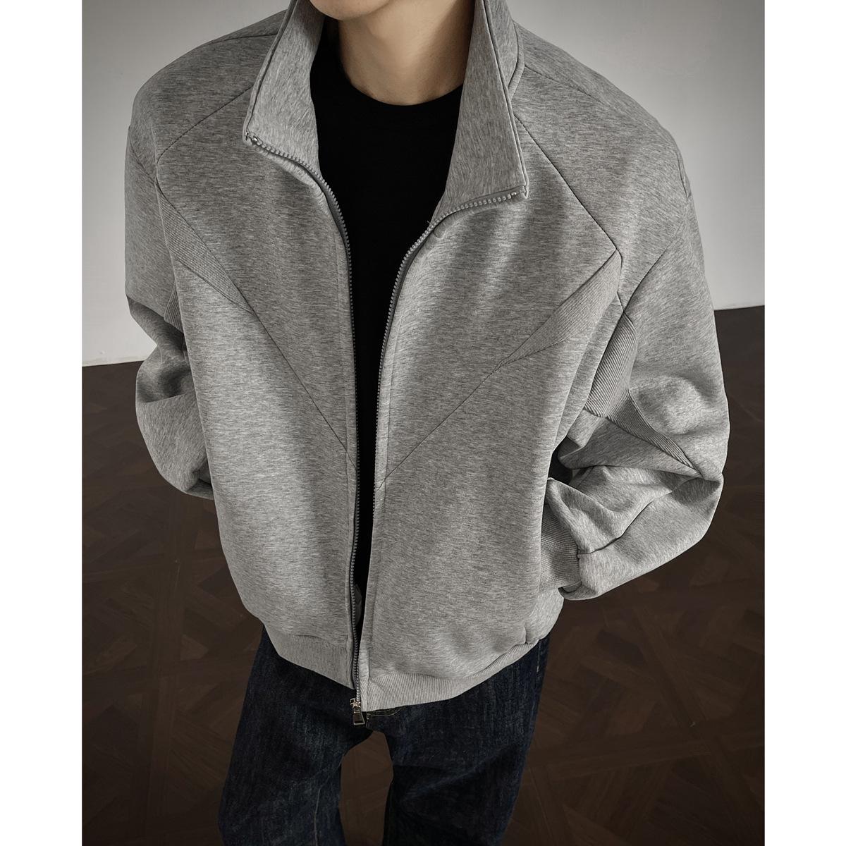 INTFEDAY Men s Autumn/Winter Patchwork Half-High Collar Knit Hoodie M світло-сірий колір
INTFEDAY Men s Autumn/Winter Patchwork Half-High Collar Knit Hoodie M світло-сірий колір