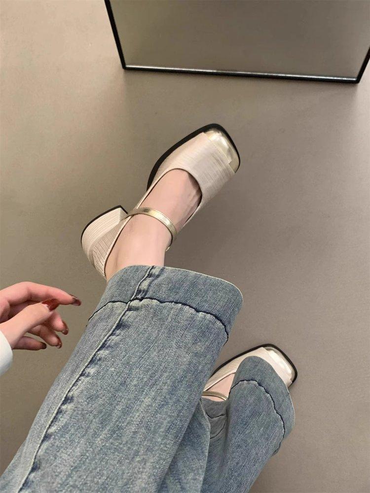 Туфли на толстом каблуке с квадратной головкой и неглубоким носком. Женские весенне-летние туфли на высоком каблуке в стиле «Мэри Джейн» в стиле «фея» 37 белый
Туфли на толстом каблуке с квадратной головкой и неглубоким носком. Женские весенне-летние туфли на высоком каблуке в стиле «Мэри Джейн» в стиле «фея» 37 белый