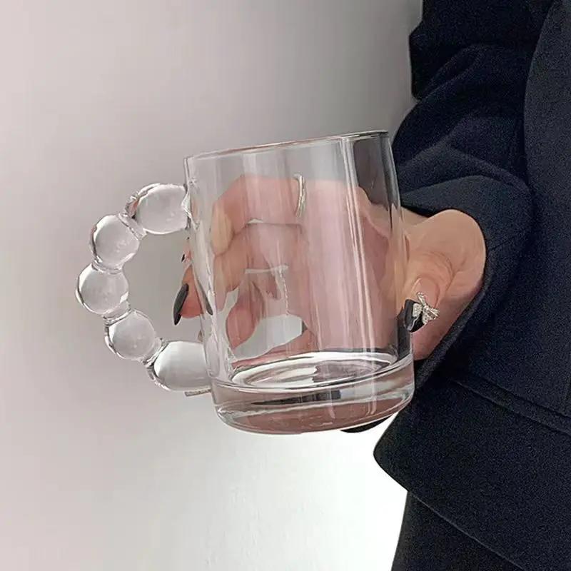 Creative Heat-Resistant Clear Glass Cup European Style Handle Mug for Coffee Latte Milk Cocktail Elegant Gift for Friends 301-400ml прозрачный
Creative Heat-Resistant Clear Glass Cup European Style Handle Mug for Coffee Latte Milk Cocktail Elegant Gift for Friends 301-400ml прозрачный
