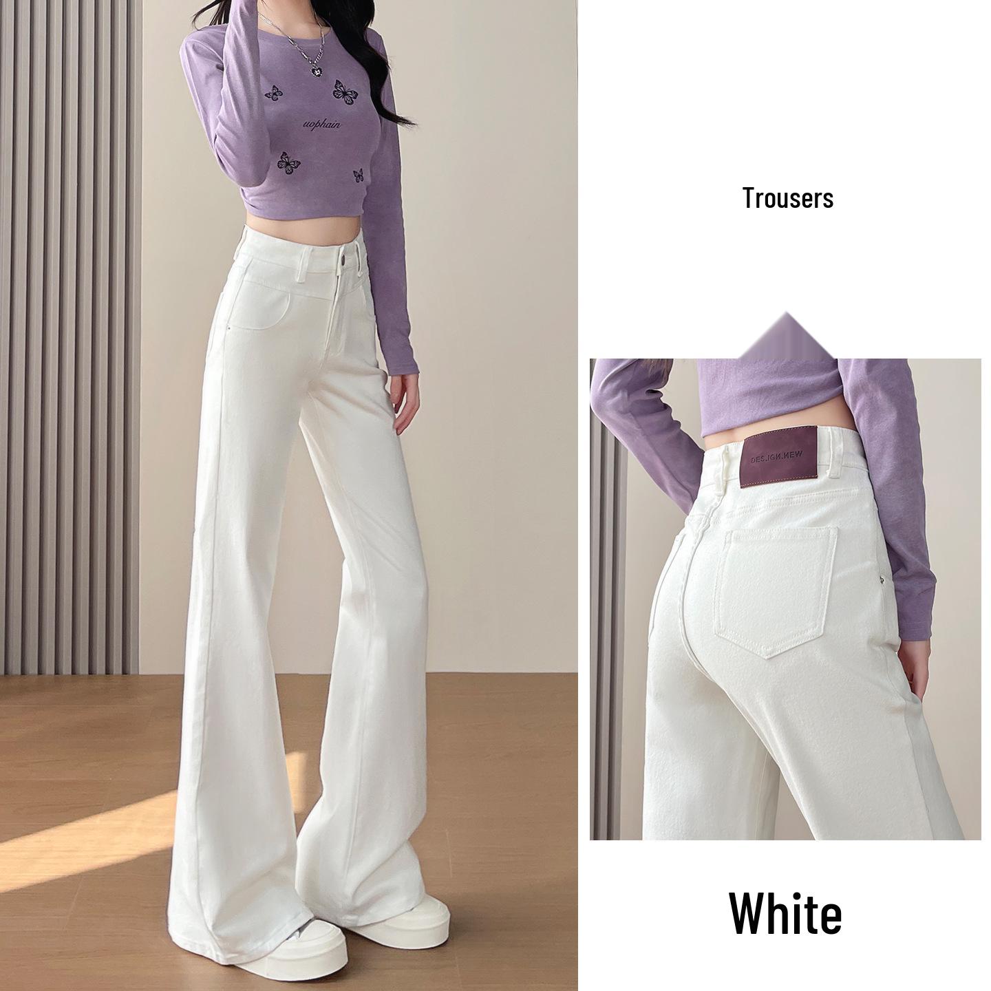 Women s White Bell Bottom Jeans - Slimming, Loose Fit, Versatile, Non-Stick Design for Spring & Autumn M
Women s White Bell Bottom Jeans - Slimming, Loose Fit, Versatile, Non-Stick Design for Spring & Autumn M