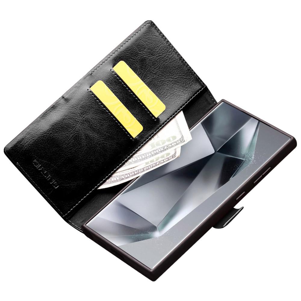 QIALINO For Samsung Galaxy S24 Ultra Wallet Case Genuine Cow Leather Folio Flip Cover Black
QIALINO For Samsung Galaxy S24 Ultra Wallet Case Genuine Cow Leather Folio Flip Cover Black