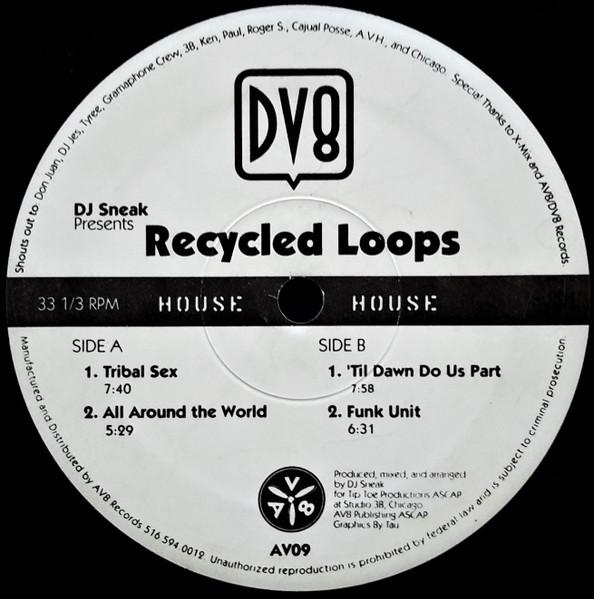 12inch Record DJ SNEAK - Recycled Loops AV09 AV8 Records 1995 US Dance & Electronica Used
12inch Record DJ SNEAK - Recycled Loops AV09 AV8 Records 1995 US Dance & Electronica Used